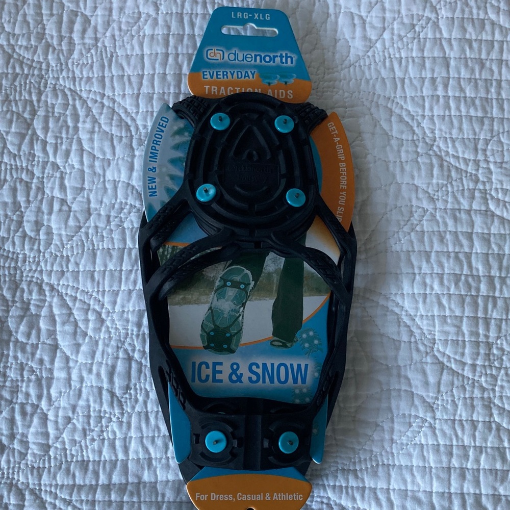 LRG-XLG Black and Blue Ice Traction Aids